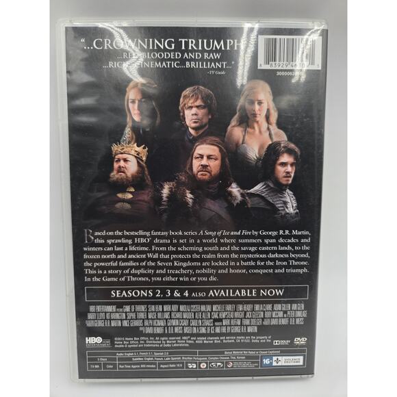 Game of Thrones Season 1 + Pillars of the Earth + The Tudors Season 1 DVD Bundle - Picture 3 of 7